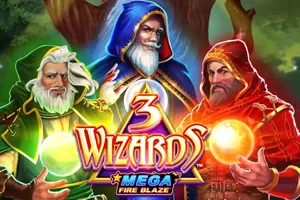 Playtech : Mega Fire Blaze: 3 Wizards - BETPLAY138